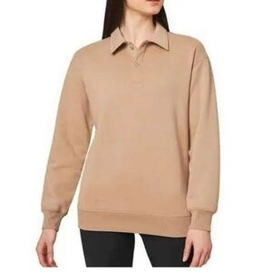 Mondetta Ladies' Collared Fleece Pullover Top Women's Sweater Size: S